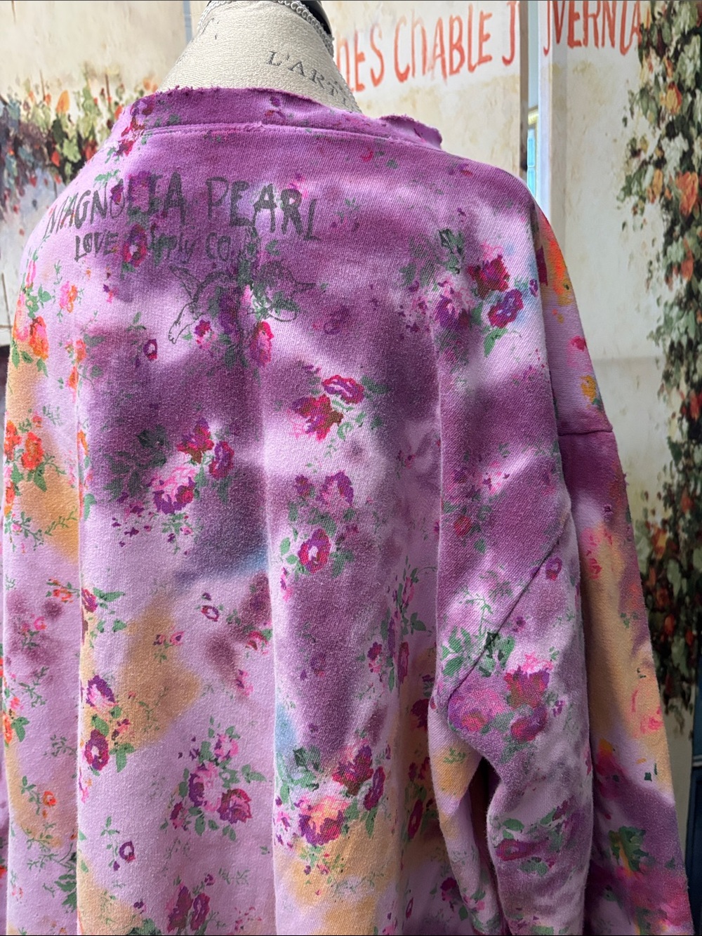 Magnolia Pearl Songbird Hermosa Sweatshirt #2389, Myrrh, OS - Picture 9 of 12